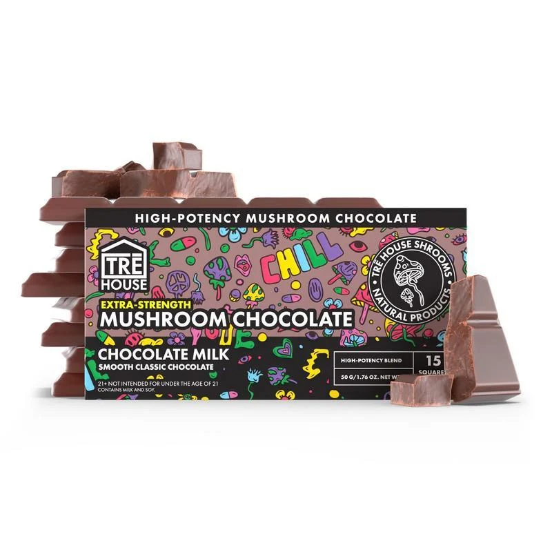 20% OFF - TRE House Mushroom Chocolate Bar / Chocolate Milk